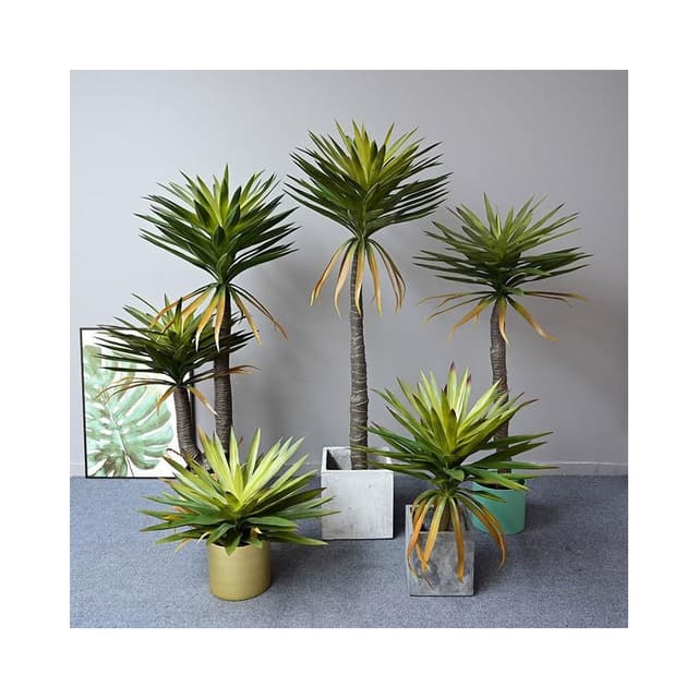 仿真植物龍血樹劍麻龍舌蘭盆景客廳室內櫥窗盆栽家居擺件仿真花