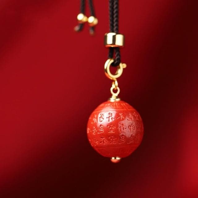 【巴黎精品】現貨+預購 天然硃砂項鍊女項鍊項鏈鎖骨鏈轉運招財淨化開運情人節禮物配件(飾品a1lh28)