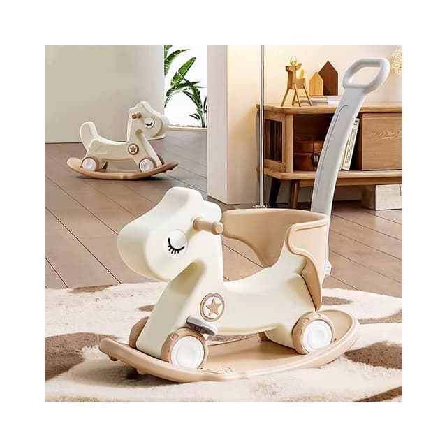 【LEMU 樂牧】搖搖馬 加大賽車輪加厚加大底盤 兒童木馬椅🎁生日禮物🎁滿月周歲禮物 滑步車 溜溜車 推車