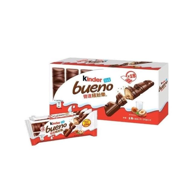 愛的小舖- 健達繽紛樂 巧克力 43公克 X 18入