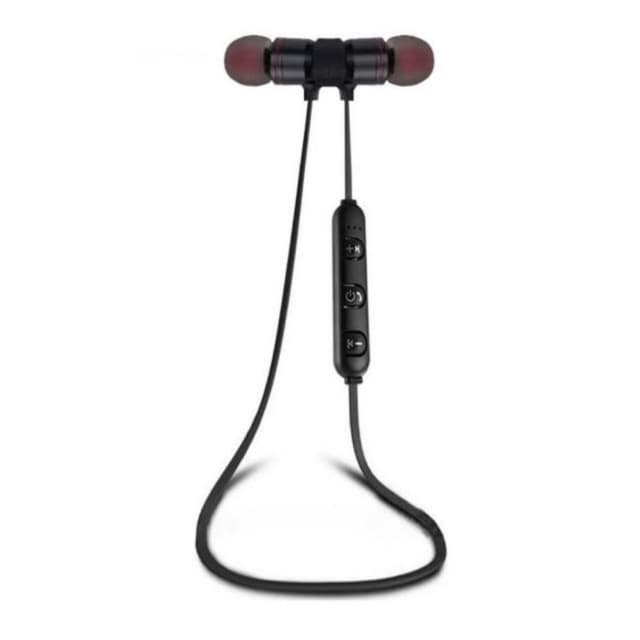 台灣現貨 磁吸金屬運動藍牙耳機 防水 防汗 入耳式 立體聲音質 iphone 安卓 藍芽無線耳機 藍芽4.1 一拖二 中