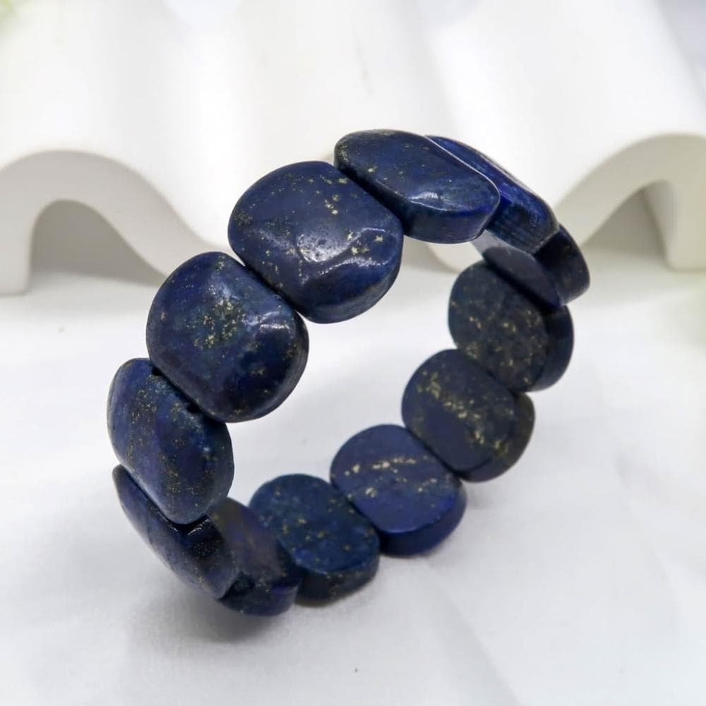 「星瀾夜語」青金礦石手鍊 | 青金石手鍊 天然礦石 靈性飾品 自信氣質 日常百搭 禮物推薦 智慧能量 禮物首選 送禮佳品