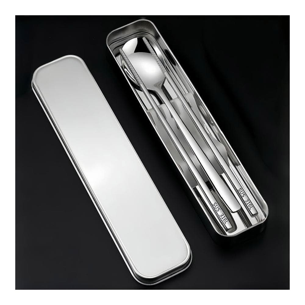 餐具組 環保餐具 不鏽鋼筷子 餐具盒 不鏽鋼餐具 筷子湯匙組  便攜餐具 旅行餐具 餐具套裝