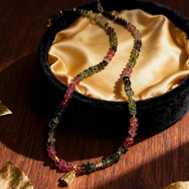 【Paiya 派亞】碧璽隨行項鍊S925銀項鍊