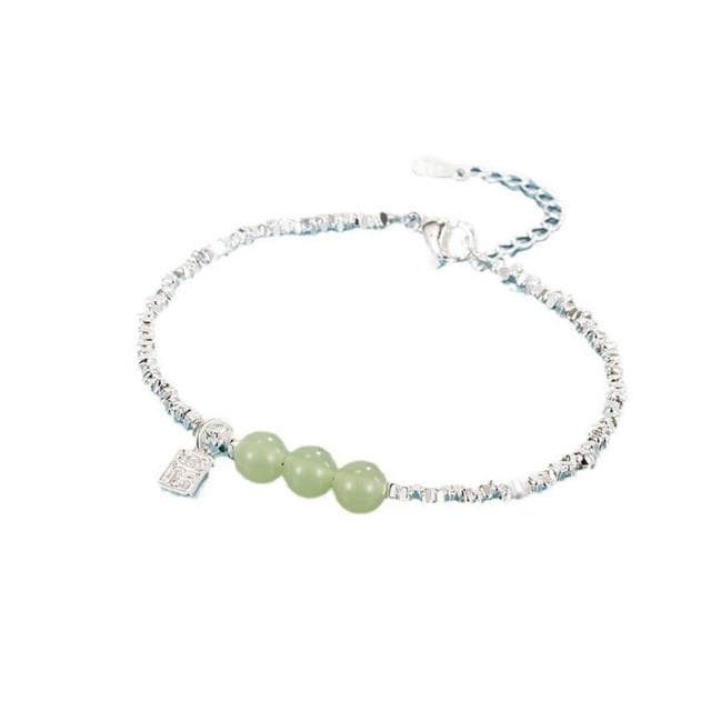 手鍊不規則碎銀幾兩手鏈女平安招財小眾設計高級感輕奢中式風手鏈時尚百搭手鏈手環手鐲可調整大小精緻甜美手鍊情侶手繩送禮禮物