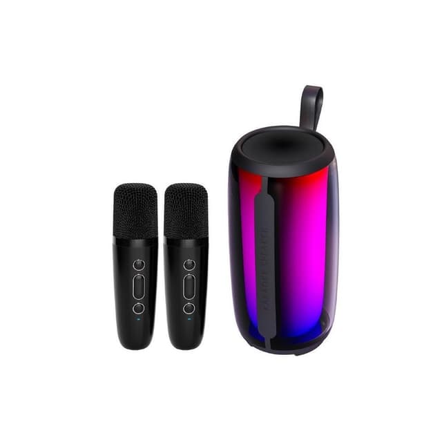 人因 360度炫彩聲光對唱藍牙音響-66mm喇叭單體+2.5吋 超重低音震膜(KS30)