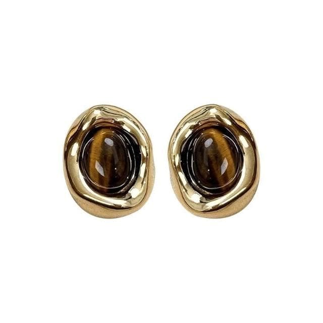 耳環女銀針美拉德幾何耳釘女新款氛圍感耳環耳飾秋冬百搭簡約耳環耳釘耳飾女生耳環法式耳環流行百搭耳釘生日禮物貼耳耳環