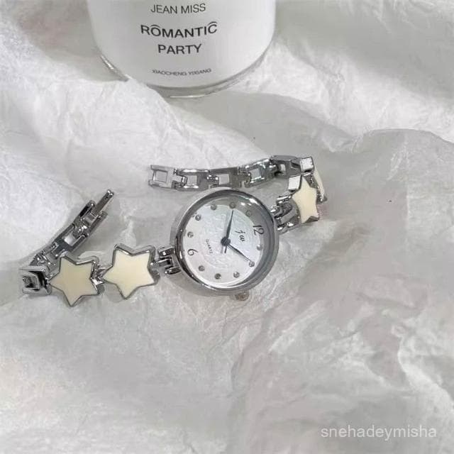 小李甄選  【1473人收藏】星星錶手鏈女學生水鑽精緻禮物高顔值手錶女款高級感小衆閨蜜小巧