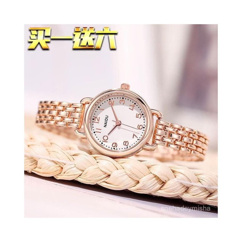 小李甄選  手錶女款白領複古小巧精緻小衆輕奢簡約高級感時尚氣質女士石英