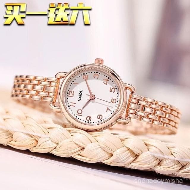 小李甄選  手錶女款白領複古小巧精緻小衆輕奢簡約高級感時尚氣質女士石英