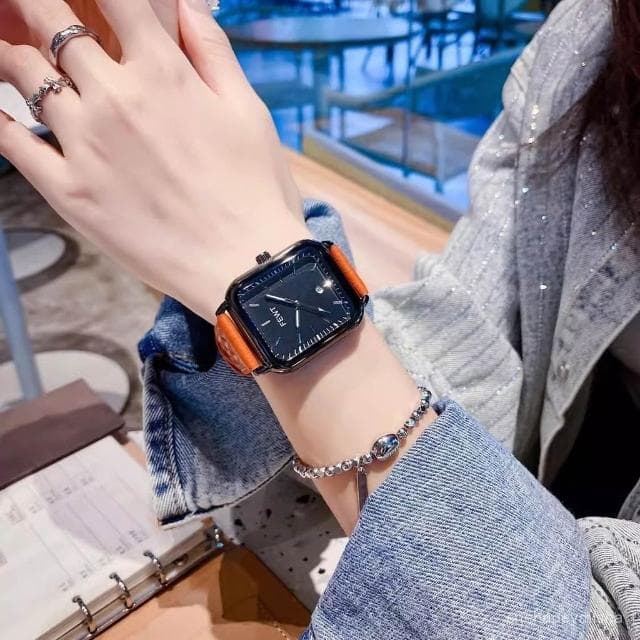 小李甄選  女士手錶女款森係小衆日厤個性顯白輕奢高級感氣質學生夜光石英錶