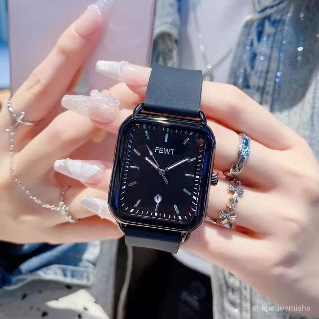 小李甄選  女士手錶女款森係小衆日厤個性顯白輕奢高級感氣質學生夜光石英錶