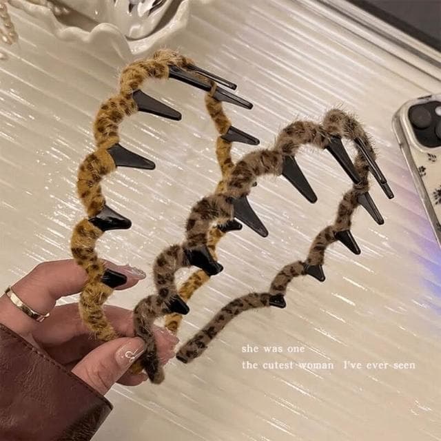 髮箍女頭箍波浪發箍秋冬發根蓬松神器高顱頂帶齒防滑洗臉頭箍碎發卡頭飾(七夕 情人節 生日 髮飾 頭飾 鯊魚夾 抓夾 禮物)