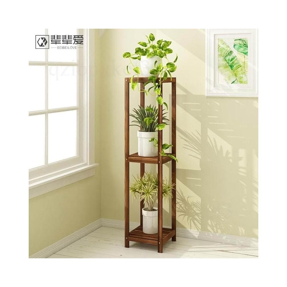實木質花架 室內花架子 陽台置物架 多層收納架 落地小花台 綠蘿植物架 客廳盆栽架 雙層花卉架 多功