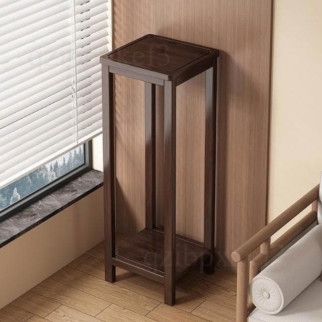 陽台植物花台 室內擺放架 實木植物架 小型花盆 盆景托架 實木花台展架 盆栽展示架 室內綠蘿花幾 腳