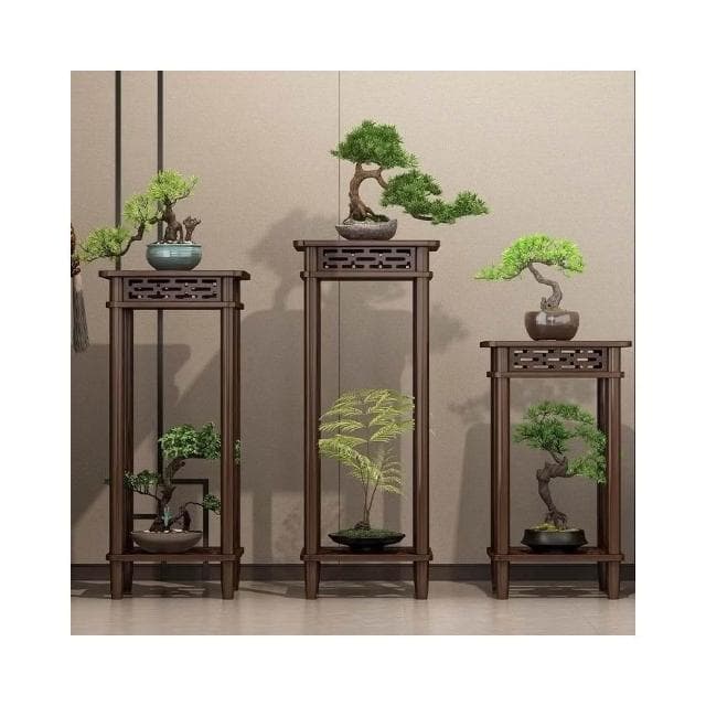 實木花架 植物架 盆栽架 裝飾架 藝品架 花瓶架 財位桌 花臺 四方花臺 花臺櫃 花架 花盆擺件