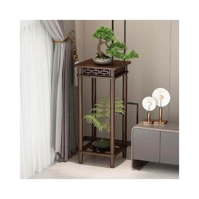 實木花架 植物架 盆栽架 裝飾架 藝品架 花瓶架 財位桌 花臺 四方花臺 花臺櫃 花架 花盆擺件