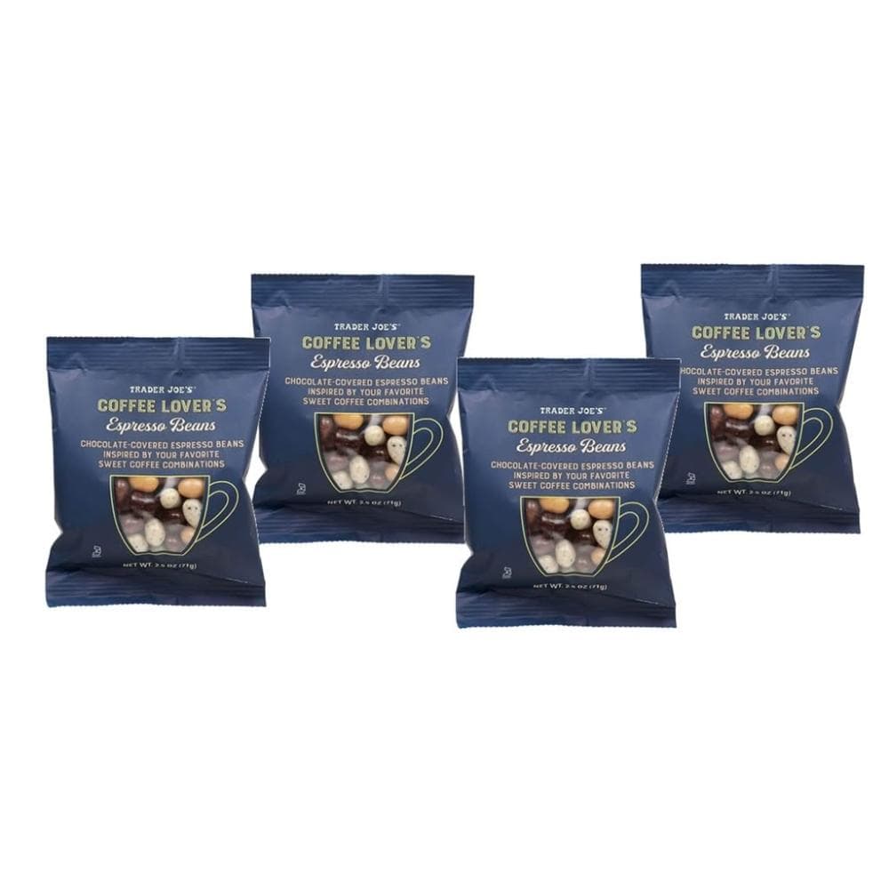 【 Trader Joe's】咖啡 巧克力豆 隨身包 可可豆 巧克力 零食 糖果 Trader Joe(71g)