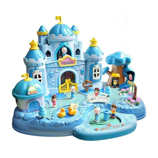新款過家家磁力玩具公主娃娃屋小玩偶女孩子女童別墅套裝生日禮物