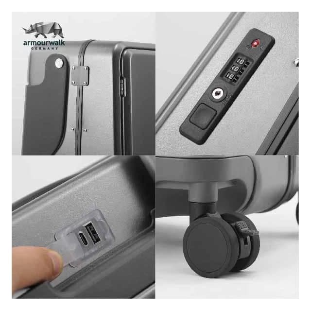 【armourwalk 歐沃】超機能08 兒童可坐行李箱 20吋 前開式行李箱 上掀式行李箱 行李箱