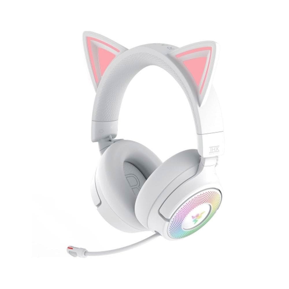【Razer 雷蛇】Razer 雷蛇 Kitty V3 PRO 北海巨妖 無線耳機麥克風 白