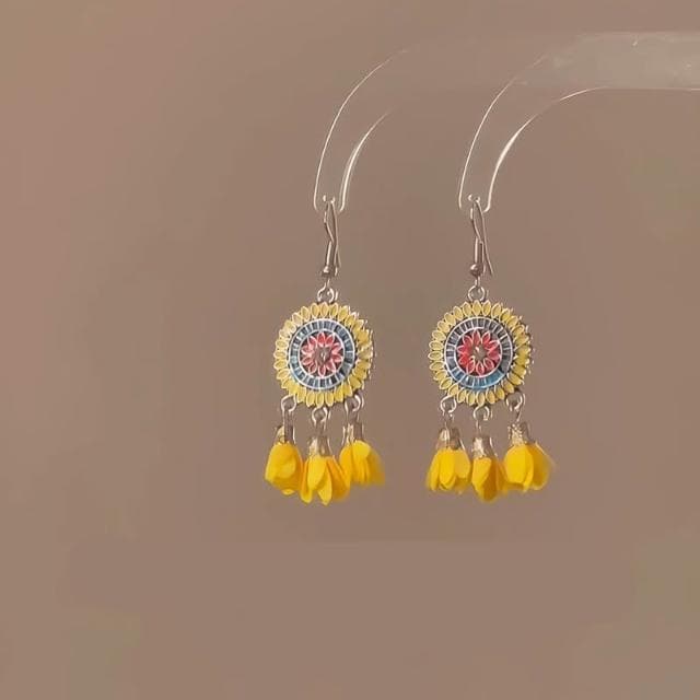 🎗飾間首飾鋪 黃色耳環夏日度假耳飾