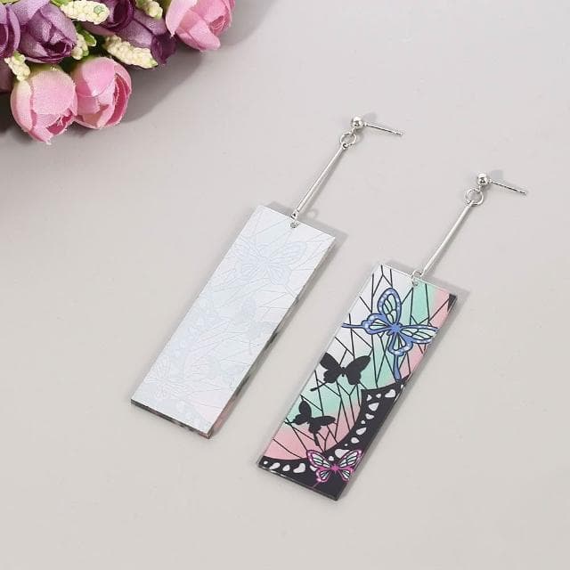 🎗飾間首飾鋪 鬼滅之刃週邊免打孔耳夾灶門炭治郎蝴蝶忍cos耳環耳環卡通配件