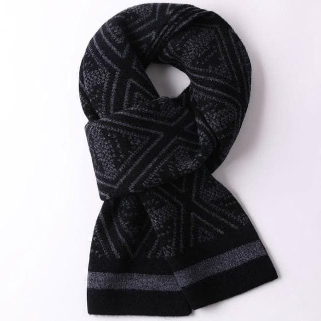 【米蘭精品】現貨+預購 頂級100%羊毛圍巾圍脖秋冬季加絨厚磅保暖針織圍巾休閒-針織情侶格子男女配件74mi14