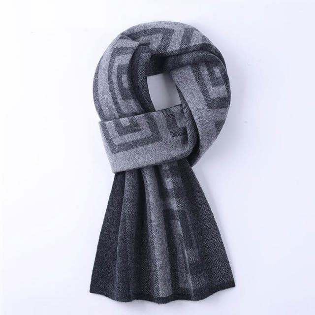 【米蘭精品】現貨+預購 頂級100%羊毛圍巾圍脖秋冬季加絨厚磅保暖針織圍巾休閒-國潮撞色男女配件74mi27