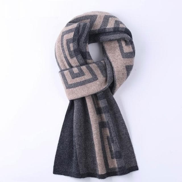 【米蘭精品】現貨+預購 頂級100%羊毛圍巾圍脖秋冬季加絨厚磅保暖針織圍巾休閒-國潮撞色男女配件74mi27