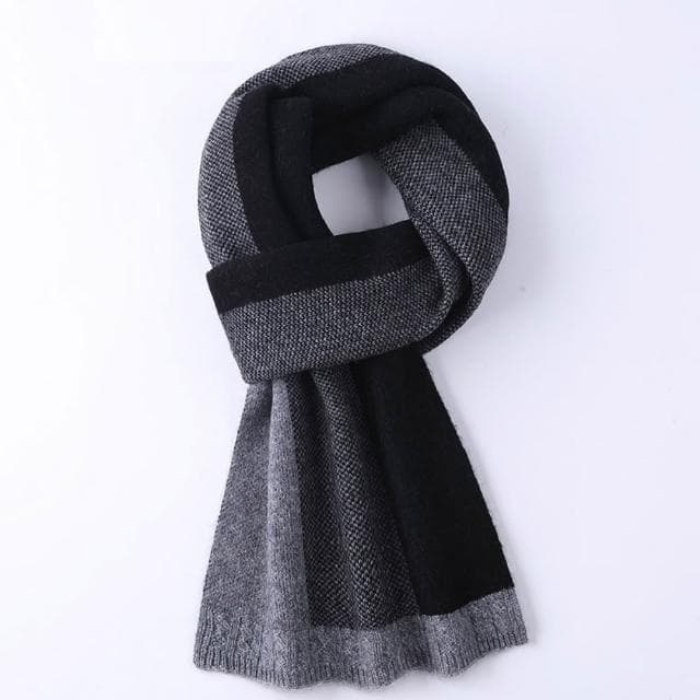 【米蘭精品】現貨+預購 頂級100%羊毛圍巾圍脖秋冬季加絨厚磅保暖針織圍巾休閒-韓系百搭簡約男女配件74mi30