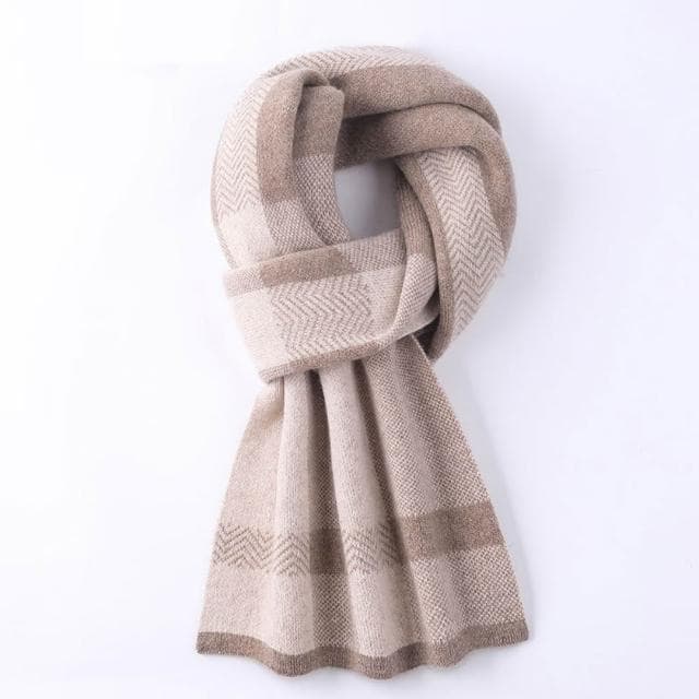 【米蘭精品】現貨+預購 頂級羊毛圍巾羊絨圍脖秋冬季加絨厚磅保暖針織圍巾休閒-高檔格紋羊絨男女配件74mi36