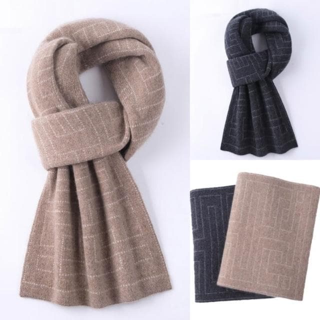 【米蘭精品】現貨+預購 頂級羊毛圍巾羊絨圍脖秋冬季加絨厚磅保暖針織圍巾休閒-純羊絨保暖男女配件74mi37