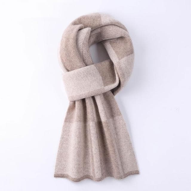 【米蘭精品】現貨+預購 頂級羊毛圍巾羊絨圍脖秋冬季加絨厚磅保暖針織圍巾休閒-羊毛圍巾格子男女配件74mi44