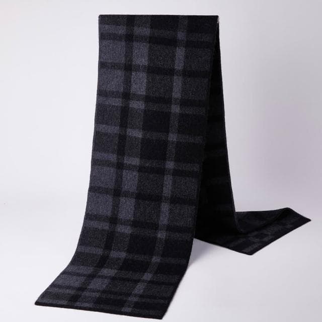 【米蘭精品】現貨+預購 頂級羊毛圍巾羊絨圍脖秋冬季加絨厚磅保暖針織圍巾休閒-格子冬季韓版男女配件74mi49