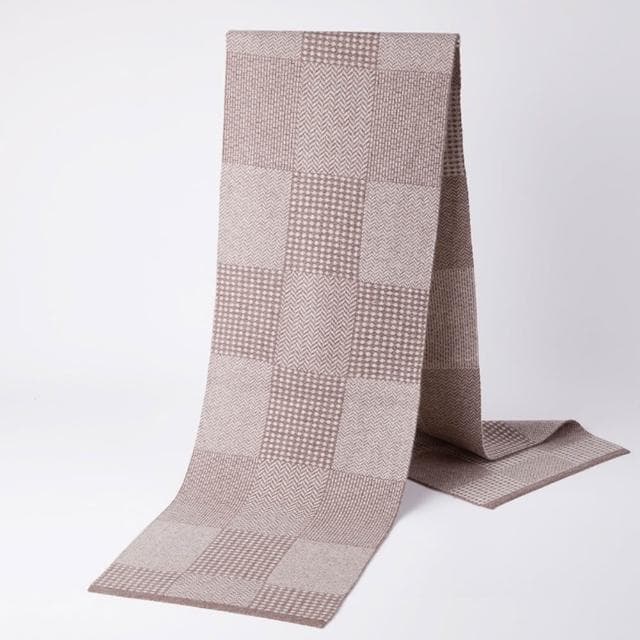 【米蘭精品】現貨+預購 頂級羊毛圍巾羊絨圍脖秋冬季加絨厚磅保暖針織圍巾休閒-羊毛圍巾格子男女配件74mi51