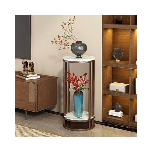 實木盆景桌 室內裝飾花台 簡約造型花架 小型花台子 客廳植物架 聚寶盆架 書房盆栽架 園藝裝飾架 藝