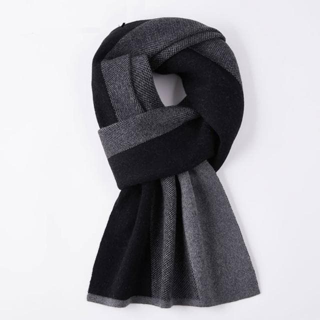 【米蘭精品】現貨+預購 頂級羊毛圍巾羊絨圍脖秋冬季加絨厚磅保暖針織圍巾休閒-格紋百搭韓版男女配件74mi56
