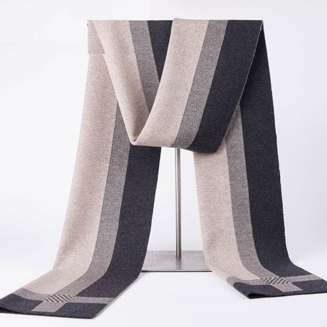 【米蘭精品】現貨+預購 頂級羊毛圍巾羊絨圍脖秋冬季加絨厚磅保暖針織圍巾休閒-格子圍巾時尚男女配件74mi65