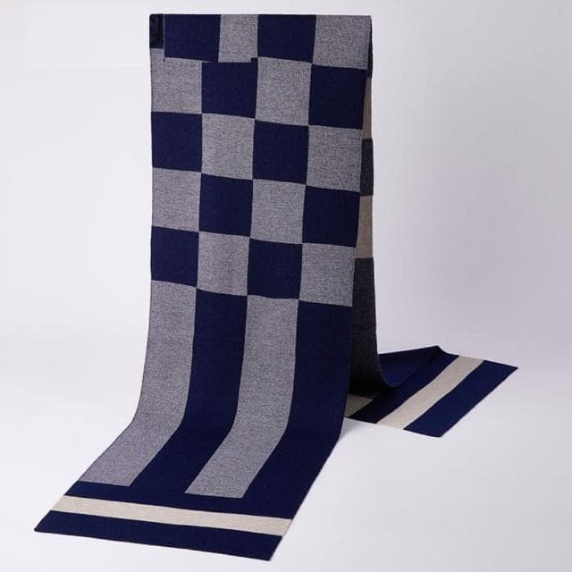 【米蘭精品】現貨+預購 頂級羊毛圍巾羊絨圍脖秋冬季加絨厚磅保暖針織圍巾休閒-格紋圍巾時尚男女配件74mi81