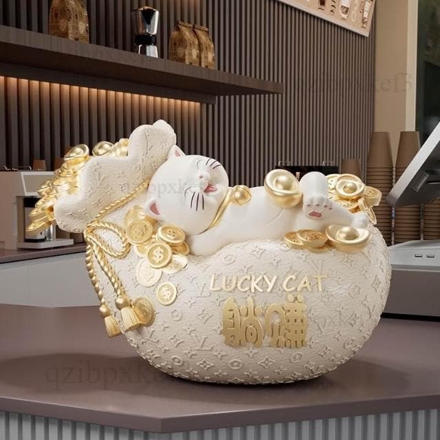 玄關裝飾 家居陳設 開業禮物 擺件福袋 喬遷禮物 運轉擺件 擺設博古架 裝飾品 辦公室擺件 客廳擺件 