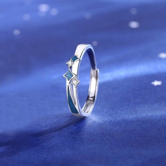 【巴黎精品】現貨+預購 頂級925純銀戒指婚戒女鑽戒開口戒情侶對戒尾戒情人節禮物-最亮的星男女飾品a1li90