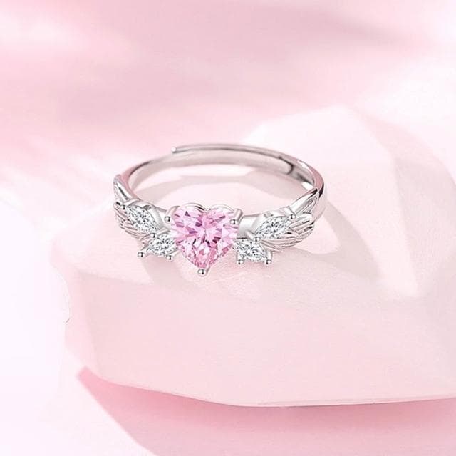 【巴黎精品】現貨+預購 頂級925純銀戒指婚戒女鑽戒開口戒情侶對戒尾戒情人節禮物-羽你相戀男女飾品a1li60