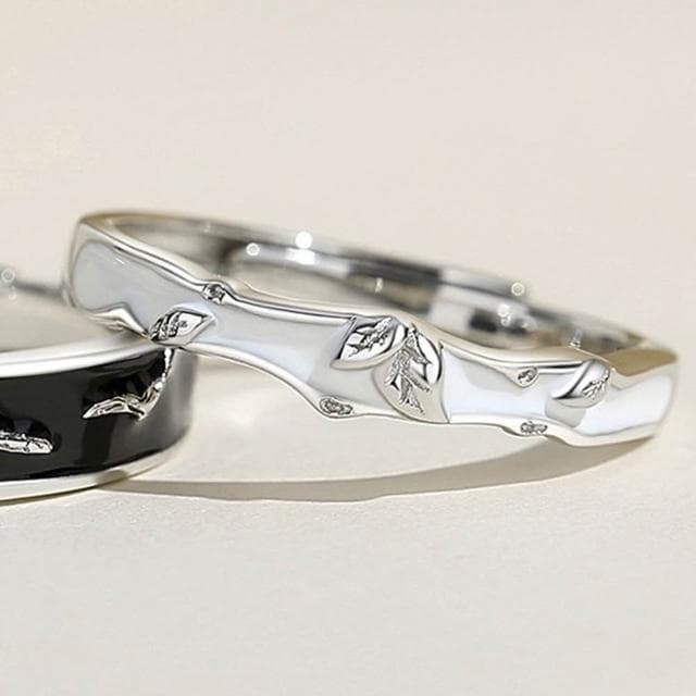 【巴黎精品】現貨+預購 頂級925純銀戒指婚戒女鑽戒開口戒情侶對戒尾戒情人節禮物-枯木逢春男女飾品a1li50