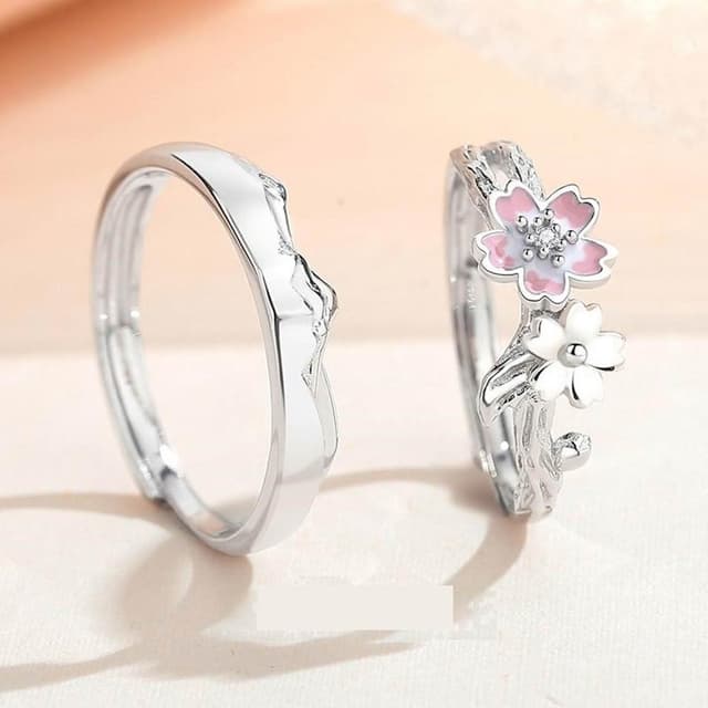 【巴黎精品】現貨+預購 頂級925純銀戒指婚戒女鑽戒開口戒情侶對戒尾戒情人節禮物-富士山男女飾品a1li37