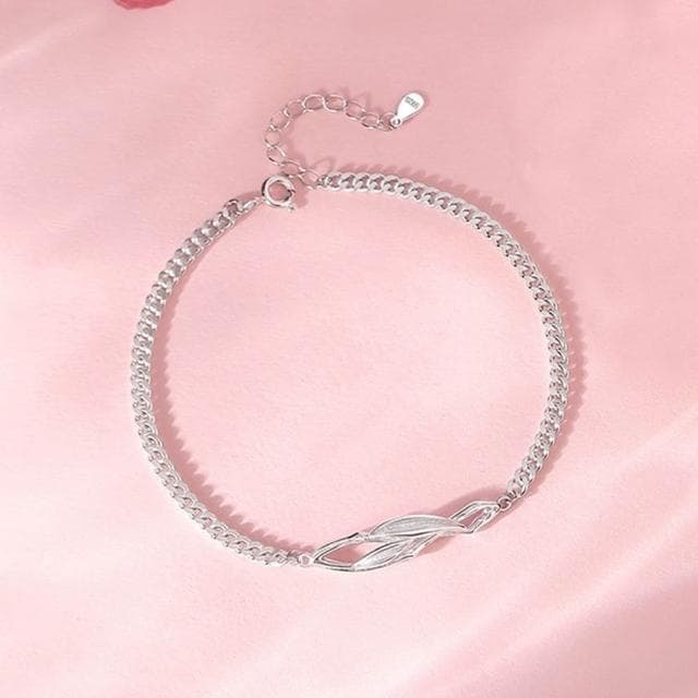 【巴黎精品】現貨+預購 頂級925純銀手鍊情侶手鏈女首飾情人節禮物-遇見你情侶男女飾品a1li23