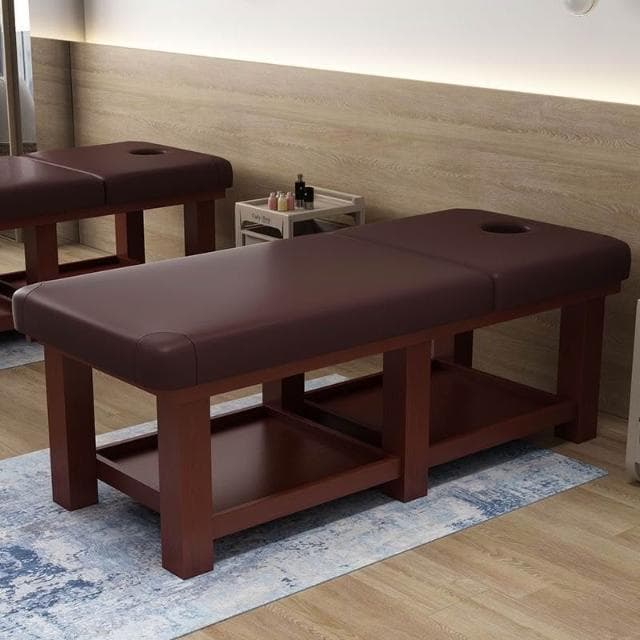 幕辭家居 實木美容床推拿按摩多功能一體中醫理療美體采耳美容院專用治療床 135