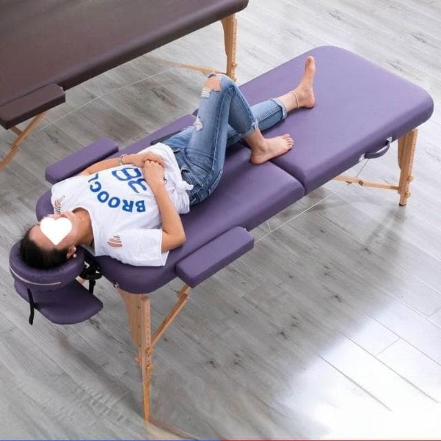 幕辭家居 多功能床折疊便攜式家用按摩床推拿床艾灸理療紋繡紋身床手提 7dd