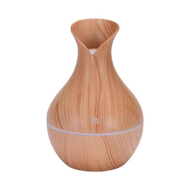 白色木紋水氧機 木紋質感 香氛 薰香 加濕器 水溶性精油 香芬機 芳香 水氧機 淨化空氣 七彩燈光 大霧量加濕器