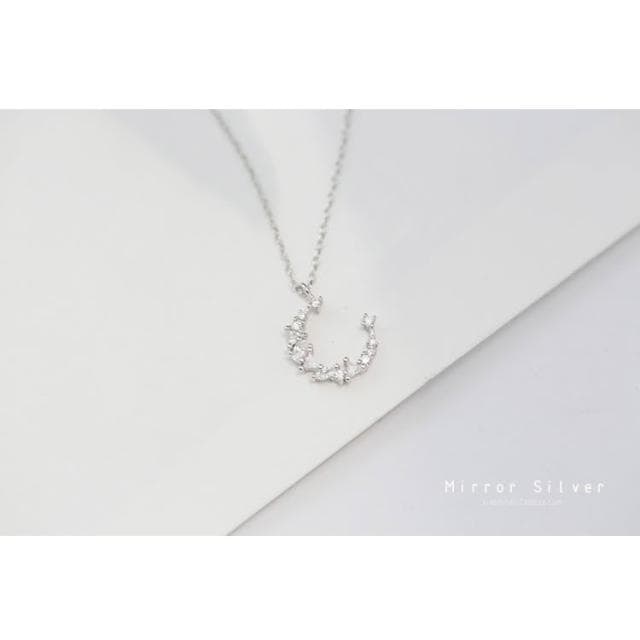 S925銀項鏈【小寶購物】飾品 鋯石 鑽石 跳動項鏈 銀 女朋友 禮物 情人節 生日求婚告白七夕母親節 0901008